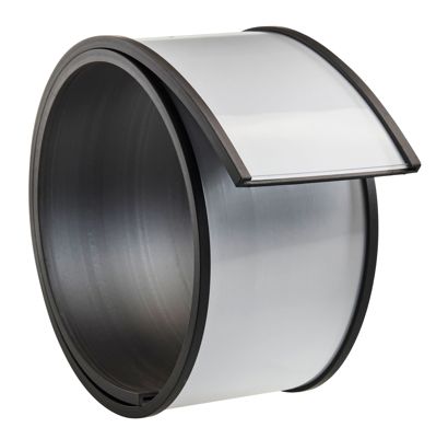 Supporto per etichette, profilo a C, magnetico, sezioni 50 mm | 500 mm | non autoadesivo 