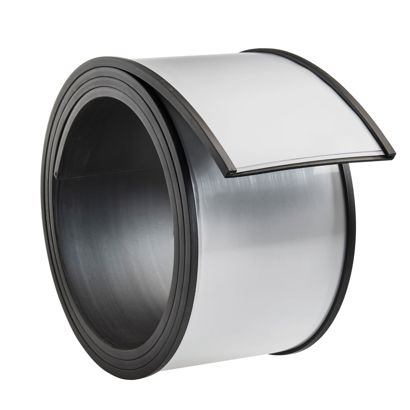 Supporto per etichette, profilo a C, magnetico, sezioni 60 mm | 1000 mm | non autoadesivo 