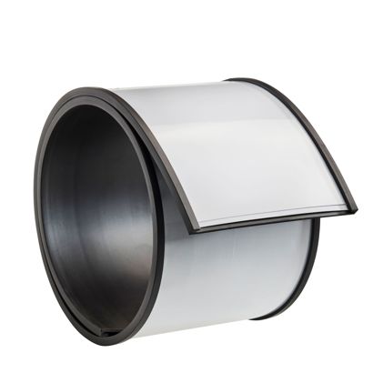 Supporto per etichette, profilo a C, magnetico, sezioni 70 mm | 500 mm | non autoadesivo 