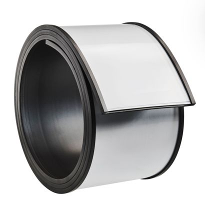 Supporto per etichette, profilo a C, magnetico, sezioni 70 mm | 1000 mm | non autoadesivo 