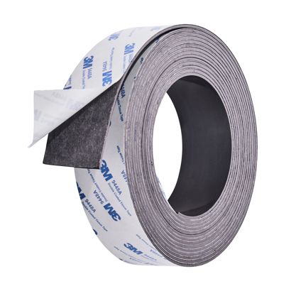 Nastro magnetico autoadesivo, forte 40 mm | 5 m | 2 mm