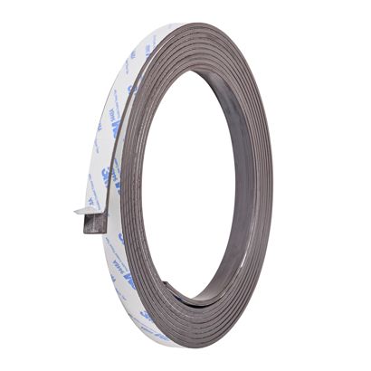 Nastro magnetico autoadesivo, forte 15 mm | 5 m | 3 mm
