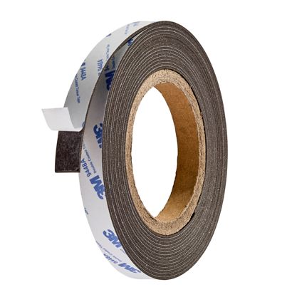 Nastro magnetico al neodimio, autoadesivo, extra forte 15 mm | 300 g/cm² | 5 m | 1,5 mm