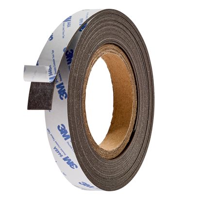 Nastro magnetico al neodimio, autoadesivo, extra forte 20 mm | 300 g/cm² | 5 m | 1,5 mm
