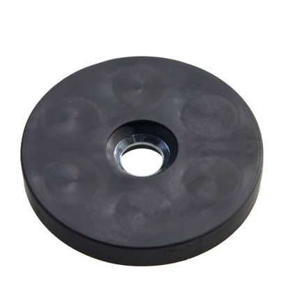 Magnete gommato con foro svasato, Ø 43 mm 