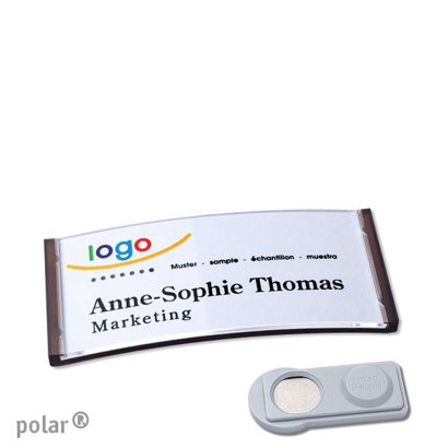 Targhette portanome polar® magnetiche Magnete smag® | null | 65 x 30 mm