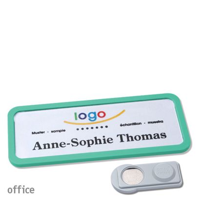 Targhette portanome OFFICE magnetiche Magnete smag® | null | 75 x 27 mm
