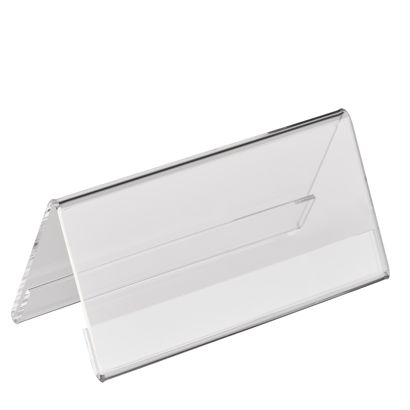 Portanome da tavolo, acrilico formato orizzontale | 120 x 55 mm
