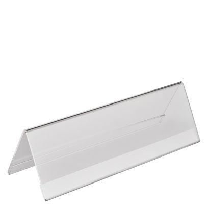 Portanome da tavolo, acrilico formato orizzontale | 250 x 80 mm