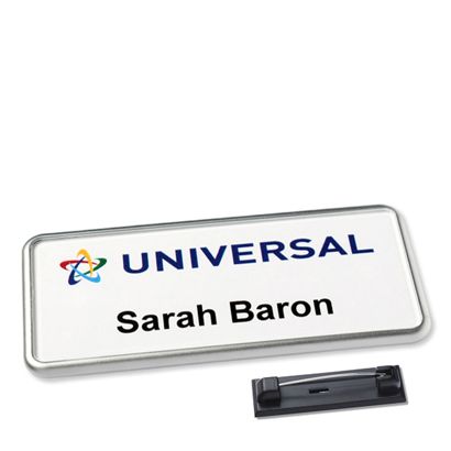 Targhette portanome Icon® con spilla null