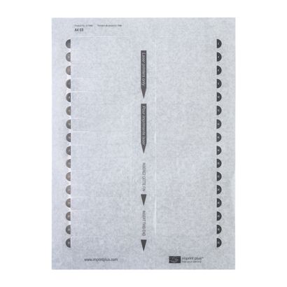 Fogli di stampa, bianco Aluline-plus 16 , 68 x 15,75 mm