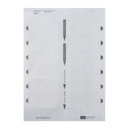 Fogli di stampa, bianco Aluline-plus 38 , 76 x 38 mm