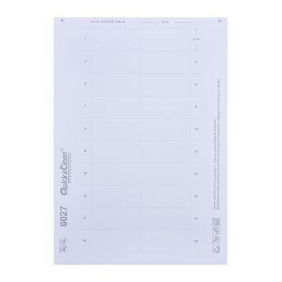 Fogli di stampa, bianco Public 30 / Profil 30c, 60 x 27 mm