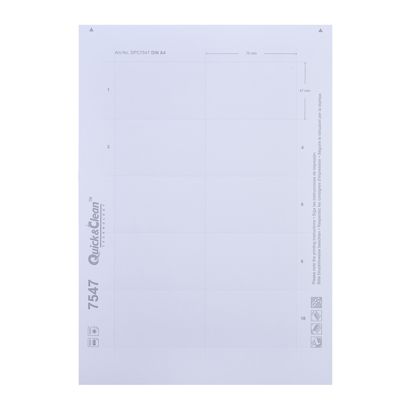 Fogli di stampa, bianco Vista 50, 75 x 47 mm
