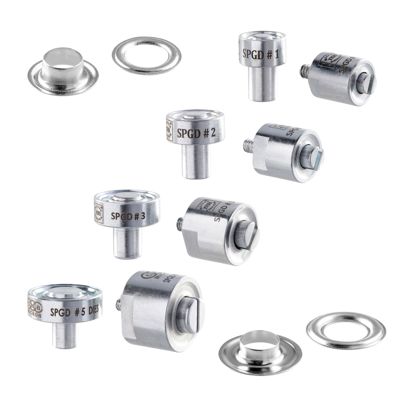 Attrezzi per pressa per occhielli TEP-1 e TEP-3 