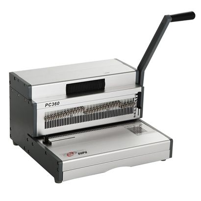 Rilegatrice coil PC360 per spirali con passo 4:1 