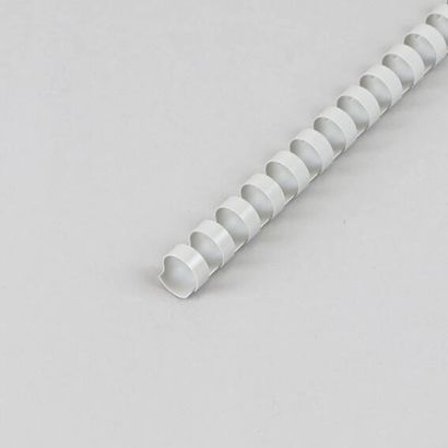 Spirali di plastica A4, tonde 14 mm | grigio 