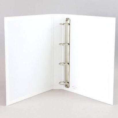 Quaderni ad anelli A4 bianco  | Meccanismo a 4 anelli D   | Cartone|PP  | 30 mm