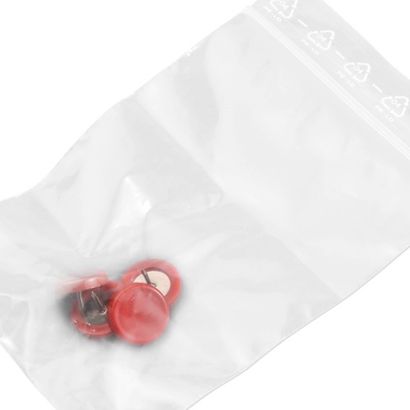 Puntine da disegno, ø = 15 mm 4 unità in un sacchetto con chiusura ZIP | null