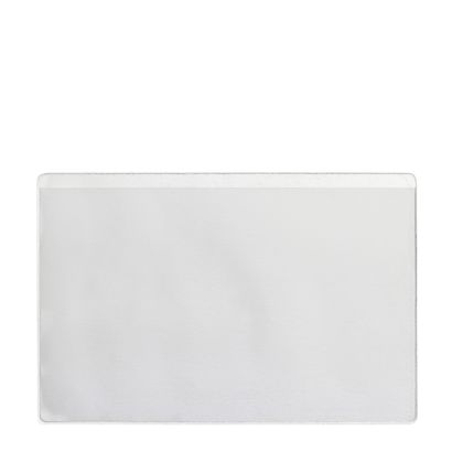 Tasche porta biglietti da visita, autoadesivo, plastica PP null | 95 x 60 mm