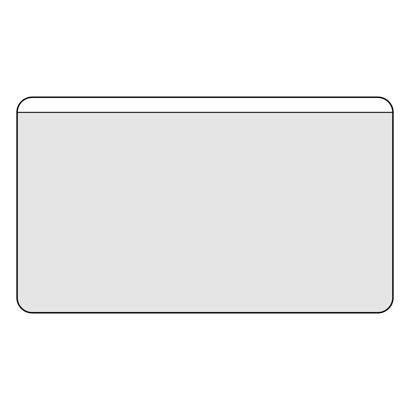 Tasche porta biglietti da visita, autoadesivo, plastica PP null | 105 x 60 mm