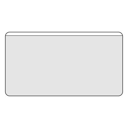 Tasche porta biglietti da visita, autoadesivo, plastica PP null | 110 x 60 mm