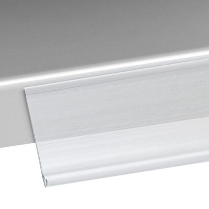 Profilo portaprezzi DBR autoadesivo 39 mm | 1000 mm | trasparente  | per incollare (nastro adesivo standard) 