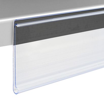 Profilo portaprezzi DBR magnetico con bordo di presa 100 mm