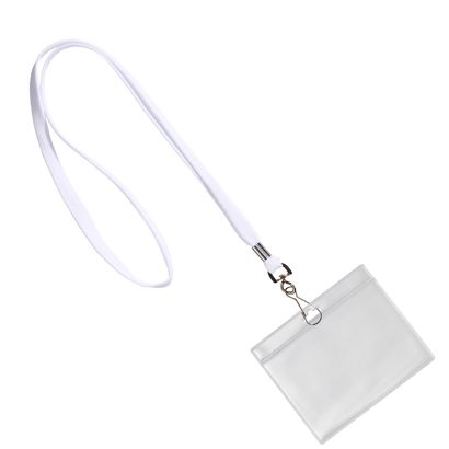 Porta badge da collo formato orizzontale | null | A7