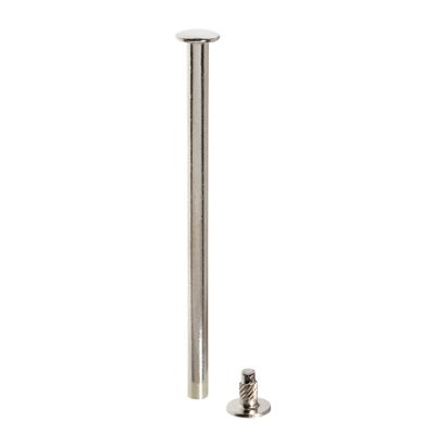Viti sepolte con testa inseribile a pressione, nichelato 100 mm