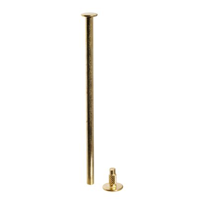Viti sepolte con testa inseribile a pressione, ottonato 110 mm