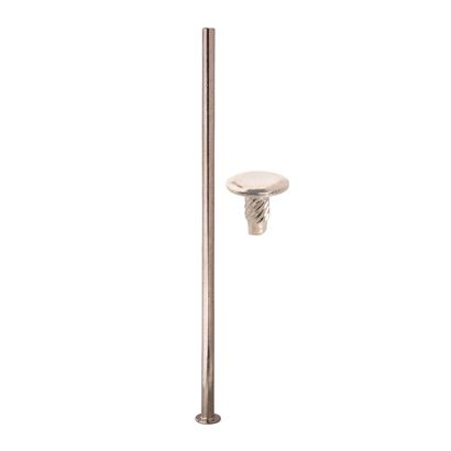 Viti sepolte con testa inseribile a pressione, nichelato 125 mm