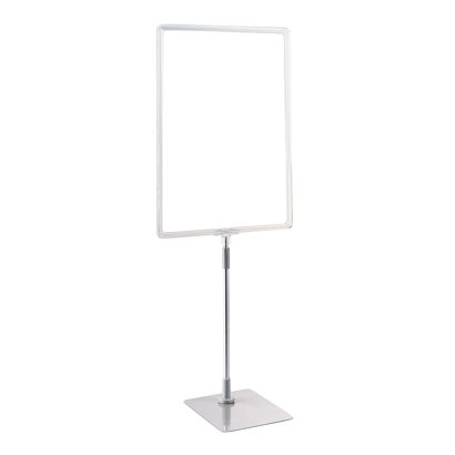 Cornice per poster con piantana telescopica (set) A3 null | null | superficie di base: grigio
