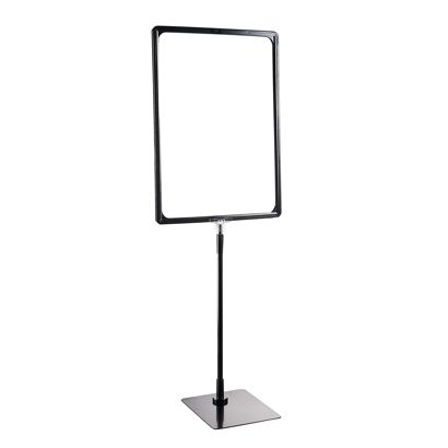 Cornice per poster con piantana telescopica (set) A3 null | null | superficie di base: nero