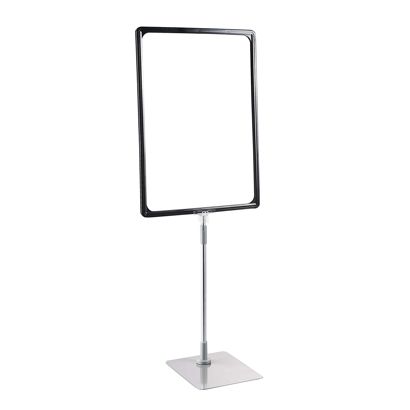 Cornice per poster con piantana telescopica (set) A3 null | null | superficie di base: grigio