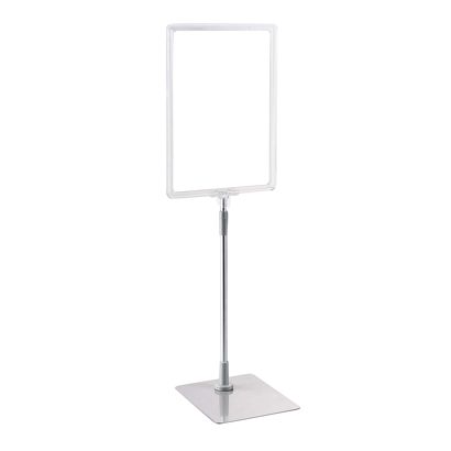 Cornice per poster con piantana telescopica (set) A4 null | null | superficie di base: grigio