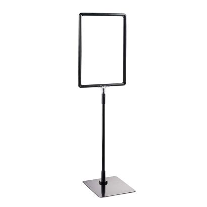 Cornice per poster con piantana telescopica (set) A4 null | null | superficie di base: nero