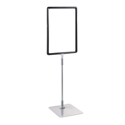 Cornice per poster con piantana telescopica (set) A4 null | null | superficie di base: grigio