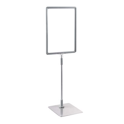 Cornice per poster con piantana telescopica (set) A4 null | null | superficie di base: grigio
