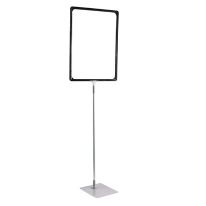 Cornice per poster con piantana telescopica (set) A3 null | null | superficie di base: grigio