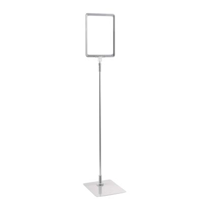 Cornice per poster con piantana telescopica (set) A5 null | null | superficie di base: grigio