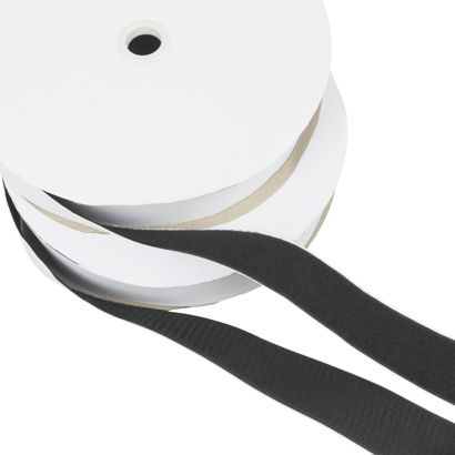 Nastro a strappo autoadesivo, set da nastro maschio + nastro femmina (25 m ciascuno) 50 mm | null