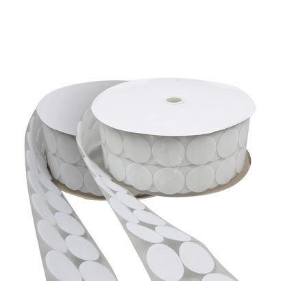 Bollini a strappo in bobina, 45 mm | null | Set - Uncino e asola