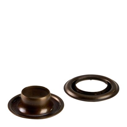 Occhielli per teloni inossidabili, autoperforanti, ottone null | Occhielli tondi #2 (⌀ 9,2 mm)