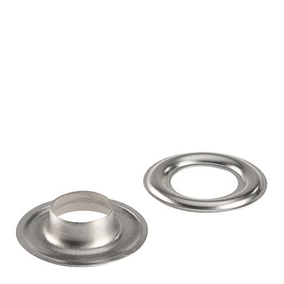 Occhielli in acciaio inox, autoperforanti Occhielli tondi #3 (⌀ 11,3 mm)