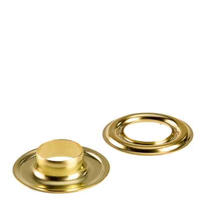 Occhielli per teloni inossidabili, autoperforanti, ottone null | Occhielli tondi #3 (⌀ 11,3 mm)