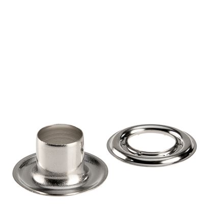 Occhielli per teloni inossidabili, autoperforanti, ottone null | Occhielli tondi #3XL (⌀ 11,3 mm) con gambo extra lungo da 11,5 mm