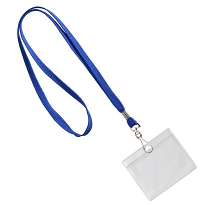 Porta badge da collo formato orizzontale | null | 86 x 54 mm