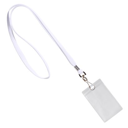 Porta badge da collo formato verticale | null | 86 x 54 mm