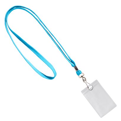 Porta badge da collo formato verticale | null | 86 x 54 mm